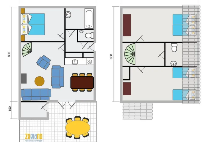 Plattegronden woningen type 12 HQ