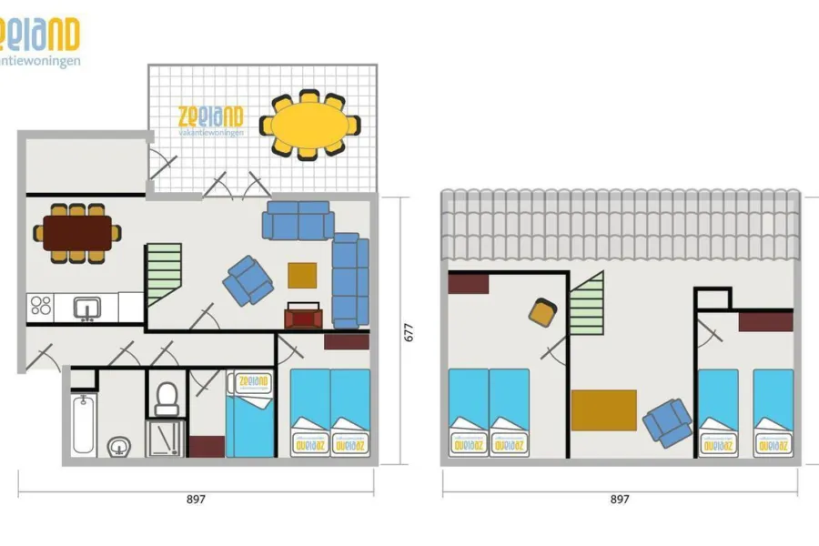 Plattegronden woningen type 04 HQ