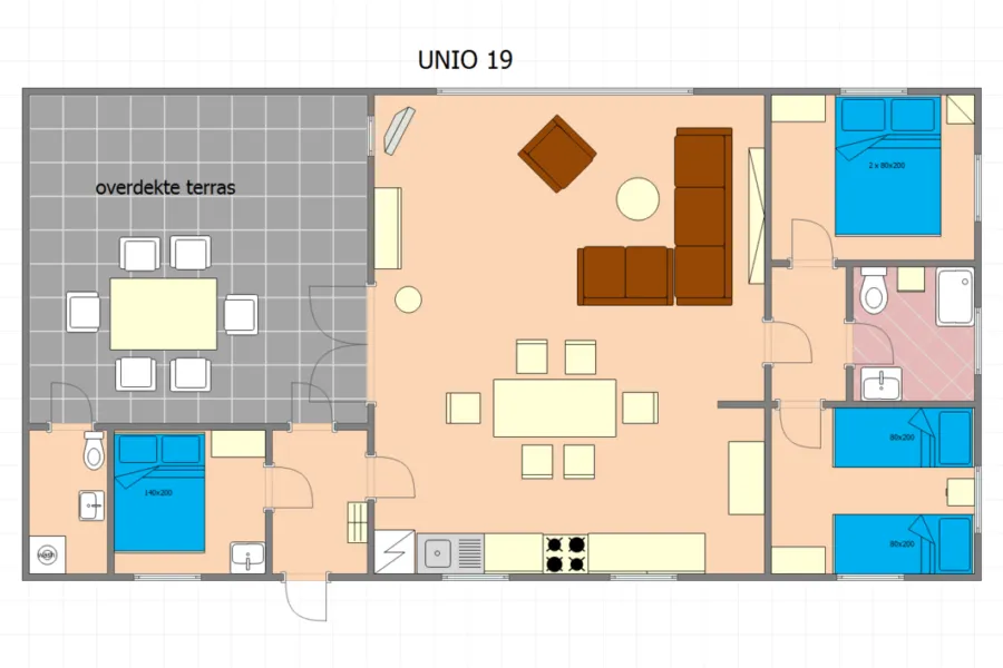 Plattegrond Unio 19